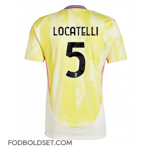 Juventus Manuel Locatelli #5 Udebanetrøje 2024-25 Kortærmet